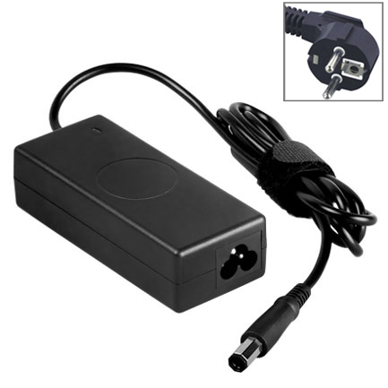 EU Plug AC Adapter 19.5V 3.34A 65W for Dell Notebook, Output Tips: 7.9x5.0mm - Click Image to Close